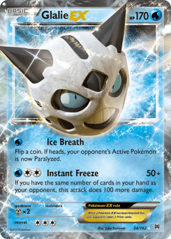Glalie-EX #34 from BREAKthrough