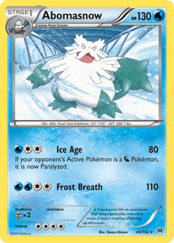 Abomasnow #40 from BREAKthrough