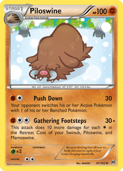 Piloswine #81 from BREAKthrough