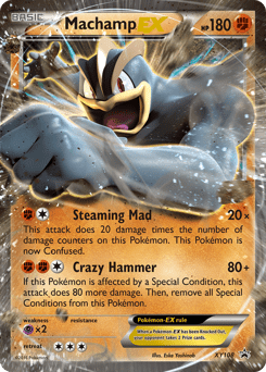 Machamp-EX #XY108 from XY Black Star Promos