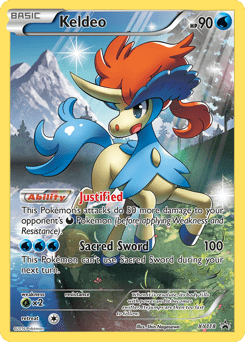 Keldeo #XY118 from XY Black Star Promos