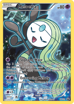 Meloetta #XY120 from XY Black Star Promos