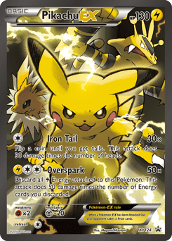 Pikachu-EX #XY124 from XY Black Star Promos