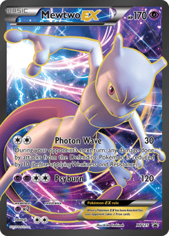 Mewtwo-EX #XY125 from XY Black Star Promos