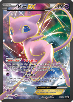 Mew-EX #XY126 from XY Black Star Promos