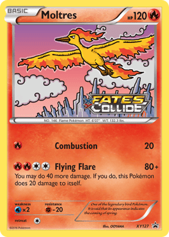 Moltres #XY127 from XY Black Star Promos