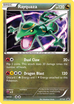 Rayquaza #XY141 from XY Black Star Promos