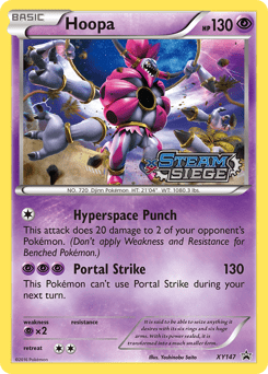 Hoopa #XY147 from XY Black Star Promos