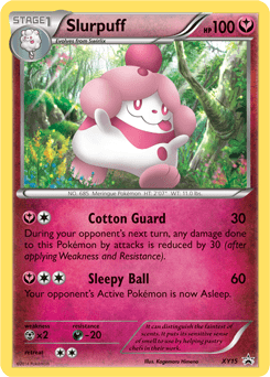Slurpuff #XY15 from XY Black Star Promos