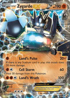 Zygarde-EX #XY151 from XY Black Star Promos