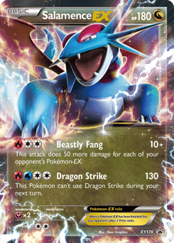 Salamence-EX #XY170 by 5ban Graphics