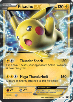 Pikachu-EX #XY174 by 5ban Graphics