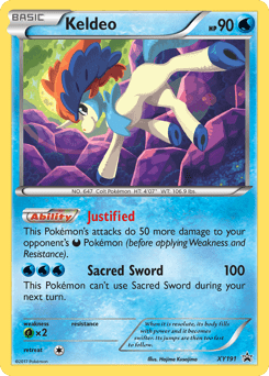 Keldeo #XY191 from XY Black Star Promos