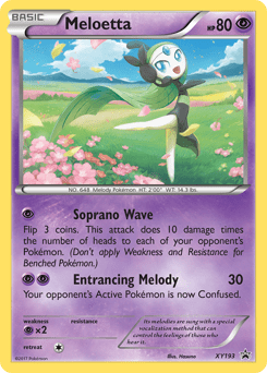 Meloetta #XY193 from XY Black Star Promos