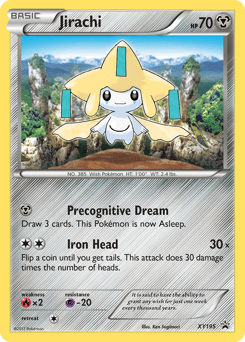 Jirachi #XY195 from XY Black Star Promos