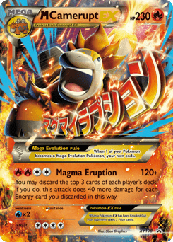 M Camerupt-EX #XY198 by 5ban Graphics