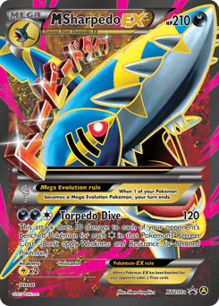 M Sharpedo-EX #XY200a by 5ban Graphics