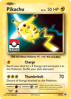 Pikachu #XY202 from XY Black Star Promos