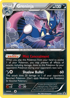 Greninja #XY24 from XY Black Star Promos
