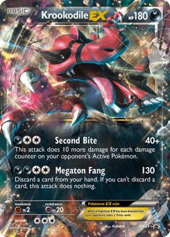 Krookodile-EX #XY25 by PLANETA