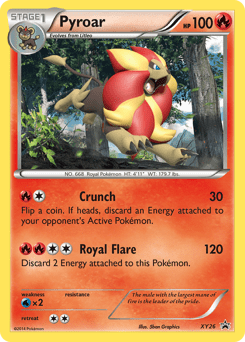 Pyroar #XY26 by 5ban Graphics
