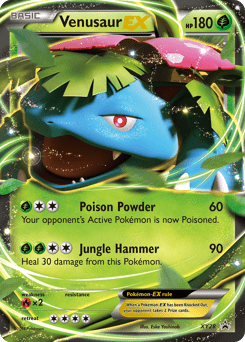Venusaur-EX #XY28 from XY Black Star Promos