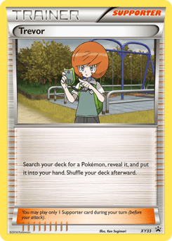 Trevor #XY33 from XY Black Star Promos