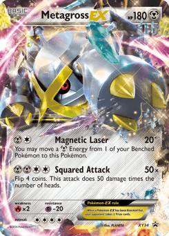 Metagross-EX #XY34 by PLANETA