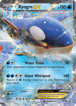 Kyogre-EX #XY41 from XY Black Star Promos