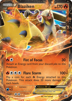 Blaziken-EX #XY54 from XY Black Star Promos