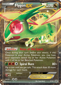 Flygon-EX #XY61 from XY Black Star Promos