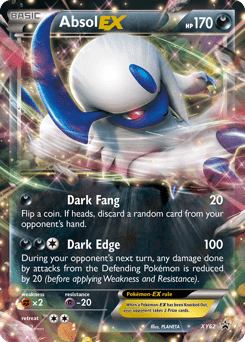 Absol-EX #XY62 by PLANETA