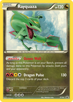 Rayquaza #XY64 from XY Black Star Promos
