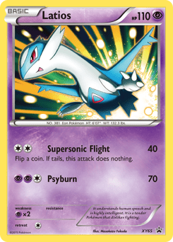 Latios #XY65 from XY Black Star Promos