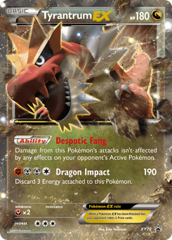 Tyrantrum-EX #XY70 from XY Black Star Promos