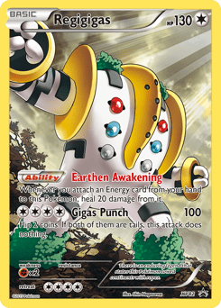 Regigigas #XY82 from XY Black Star Promos