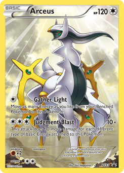 Arceus #XY83 from XY Black Star Promos