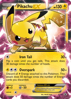 Pikachu-EX #XY84 by Hitoshi Ariga