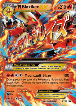 M Blaziken-EX #XY86 by 5ban Graphics