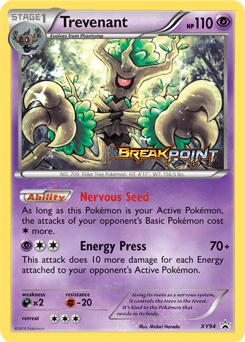 Trevenant #XY94 from XY Black Star Promos