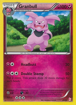 Granbull #14 from XY Trainer Kit (Sylveon)