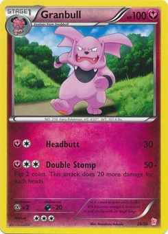 Granbull #29 from XY Trainer Kit (Sylveon)