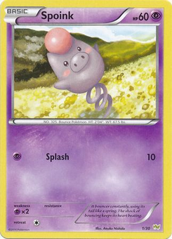 Spoink #1 from XY Trainer Kit (Noivern)