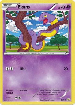 Ekans #16 from XY Trainer Kit (Noivern)