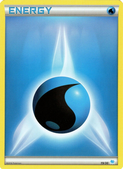 Water Energy #19 from XY Trainer Kit (Suicune)