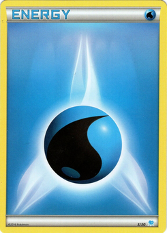 Water Energy #3 from XY Trainer Kit (Suicune)